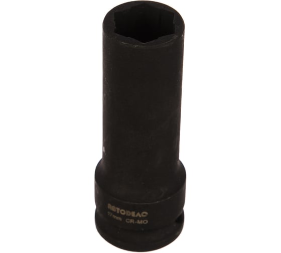 Изображение товара Головка 1 шт. ударная 17 мм, DR1/2, L-85 мм для поврежденного крепежа АвтоDело 40570 15768