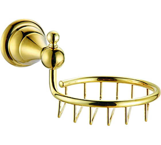 Изображение товара Мыльница решетка Azario ELVIA золото 00081795