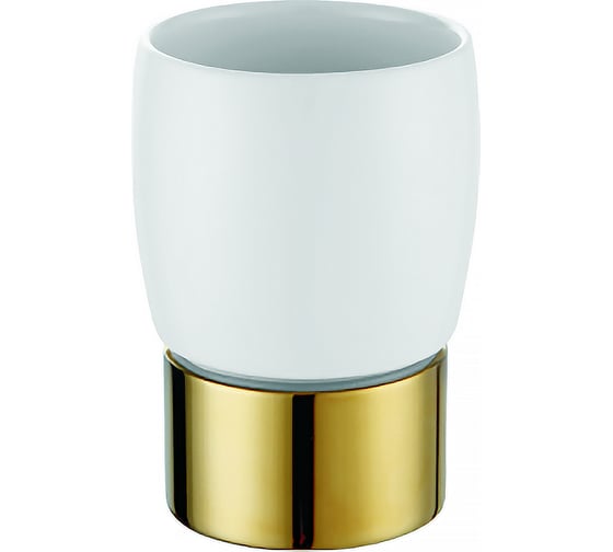 Изображение товара Керамический настольный стакан Azario ELVIA золото 00081845