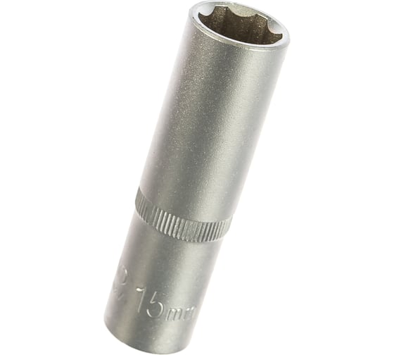 Изображение товара Головка торцевая высокая SUPER LOCK 15 мм, 1/2" Professional АвтоDело 39135 10891