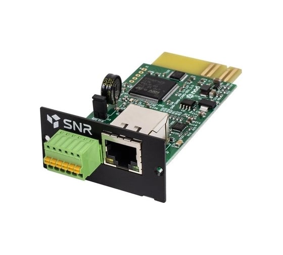 Изображение товара Карта SNR SNMP для удаленного мониторинга и управления ИБП серии Element SNR-SNMP-CARD-801-v2