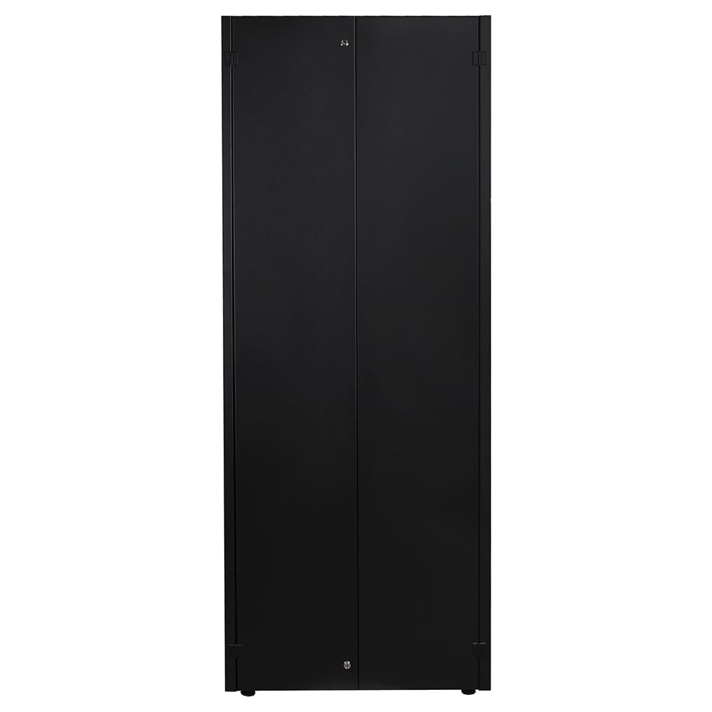Напольный шкаф DATAREX 19 дюймов 42u 800x1000 2-я передняя дверь металл, 2-я задняя дверь металл, черный DR-748541