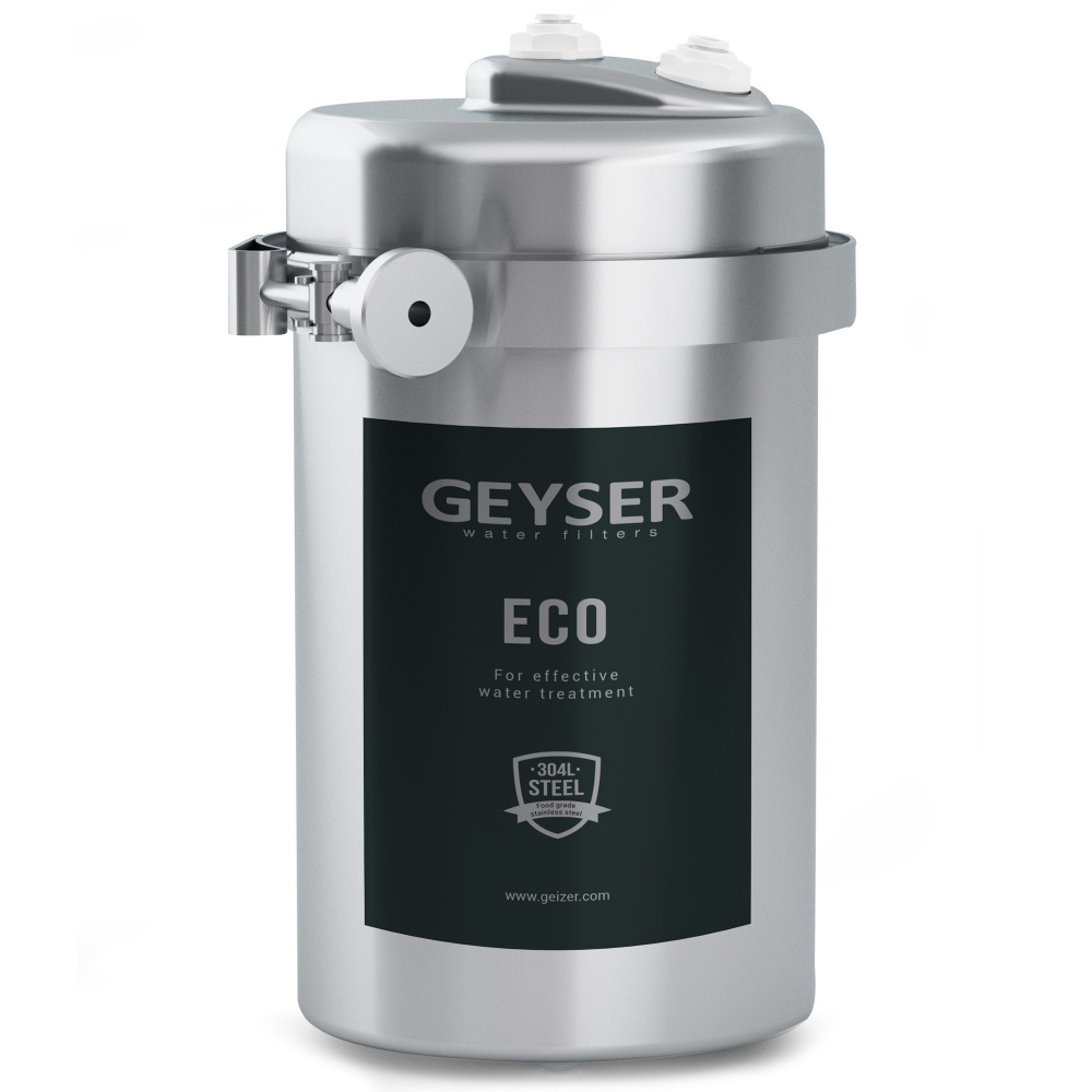 Фильтр под мойку для сверхжёсткой воды Гейзер соль таблетированная гейзер 25 кг