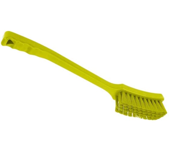 Изображение товара Щётка для посуды NV жёсткий ворс, 410 мм, желтая NV-02611-6Y