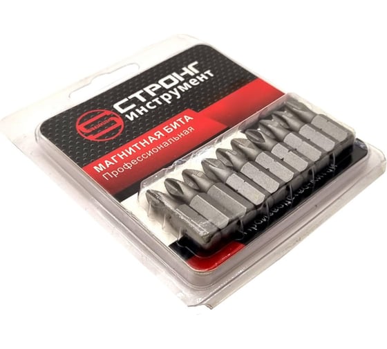 Изображение товара Бита магнитная стп-931 РН3x25, 10 шт Strong стп-93100325