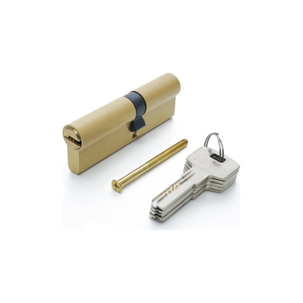 Изображение товара Цилиндровый механизм Pobedit золото 50x40 мм 8127420