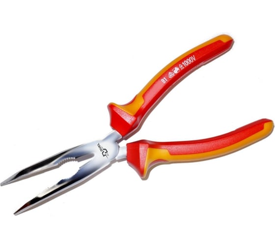 Изображение товара Диэлектрические узкогубцы DUEL изогнутые 1000V 160мм, DE16-18-0160