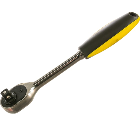 Изображение товара Трещотка Эврика 1/2 45-зубцовая с прямой резиновой ручкой ER-21245 940495