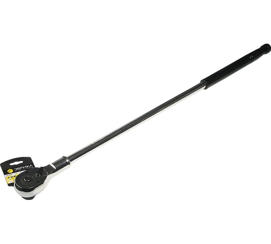 Изображение товара Трещотка с прямой металлической ручкой ЭВРИКА 3/4 24-зубцовая 1010мм ER-13101