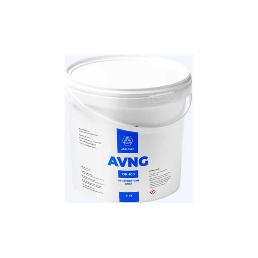 Изображение товара Огнеупорный клей AVNG ОК-100 8 кг для пластика резины и металла