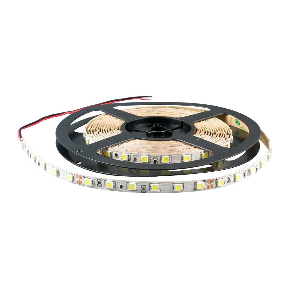 Изображение товара Светодиодная лента 5050 60 LED/м 12В теплый белый 5м Светкомплект