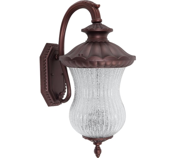 Изображение товара Садово-парковый светильник De Fran Е14 2х40Вт Венеция IP44 темно-коричневый, EL-349DN