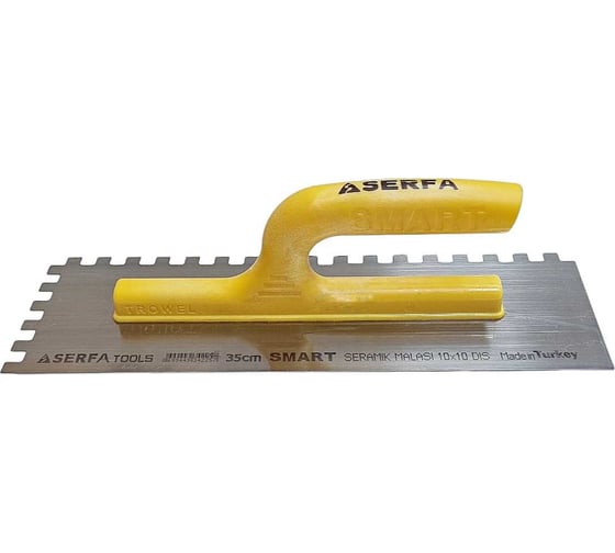 Изображение товара Зубчатая гладилка с пластмассовой ручкой Serfa 35 см 10x10 smart  225