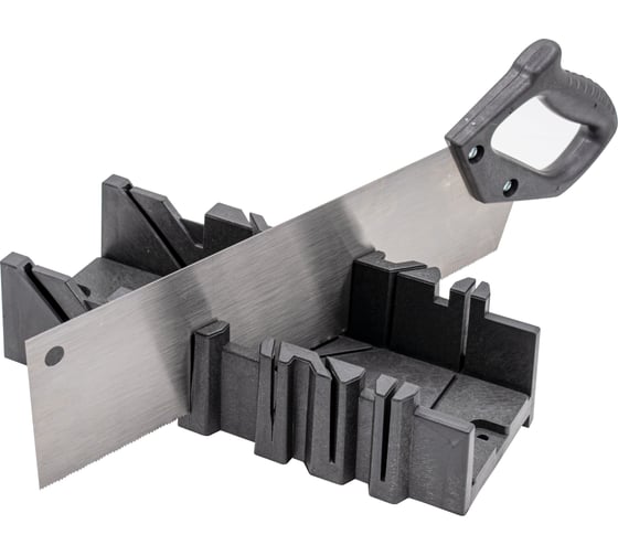 Изображение товара Стусло РемоКолор 300x120x80мм пластиковое, ножовка 350мм , (шт.) 42-4-204