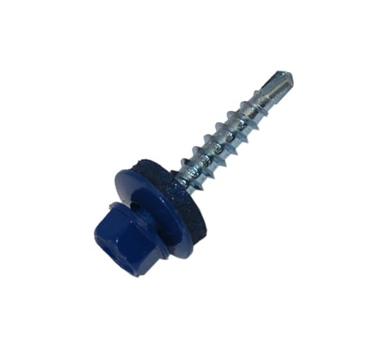 Изображение товара Кровельный саморез Метизный двор 4.8x35 RAL 5002 ультрамарин 8 шт. 4690441028921