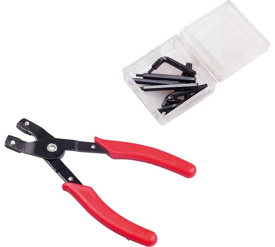 Изображение товара Съемник внутренних стопорных колец со сменными насадками 45 и 90 град AV Steel AV-921100