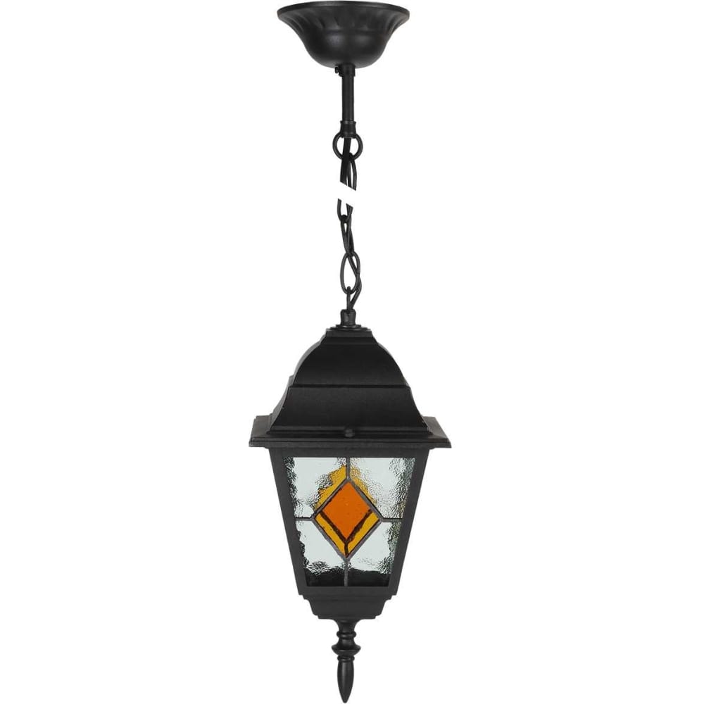 Садово-парковый светильник De Fran, цвет черный