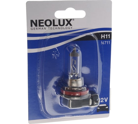 Изображение товара Автолампа NEOLUX H11 55 PGJ19-2 блистер 12V 1 10 100 N711-01B