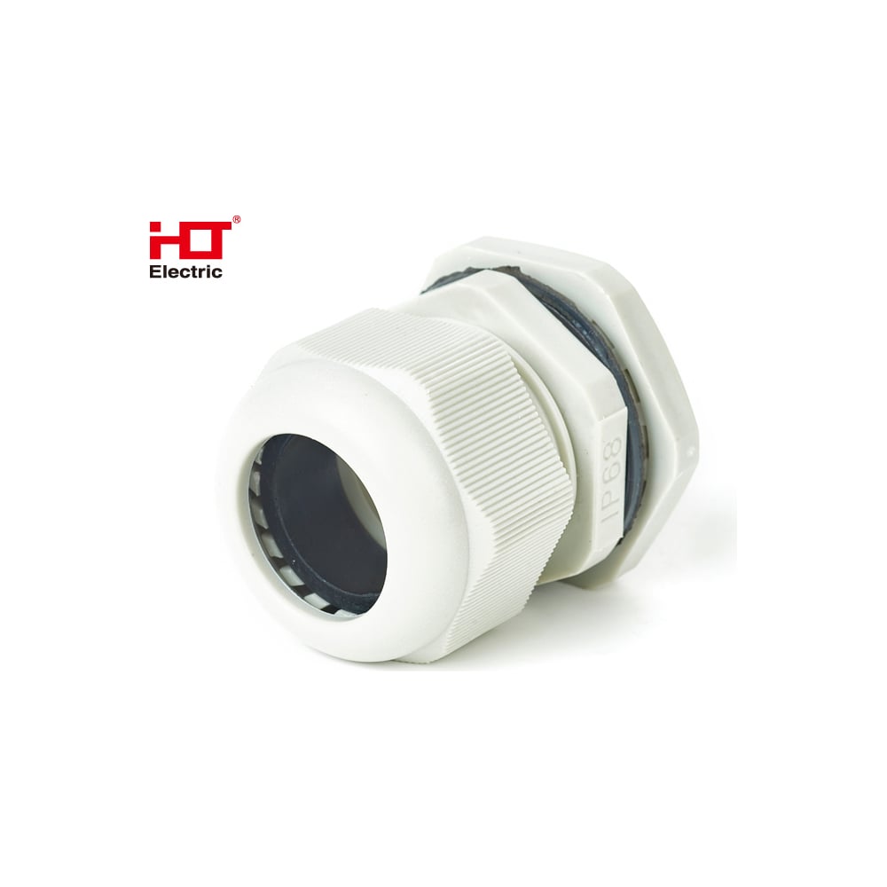 Изображение товара Сальники HLT серии PG-29 IP68 10 штук серо-белый надежная гермоввод защита кабелей