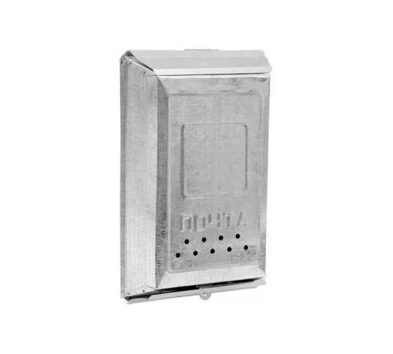 Изображение товара Почтовый ящик ООО Агростройлидер оцинкованный с замком защелка, толщина металла 0,5 мм САД-22.48