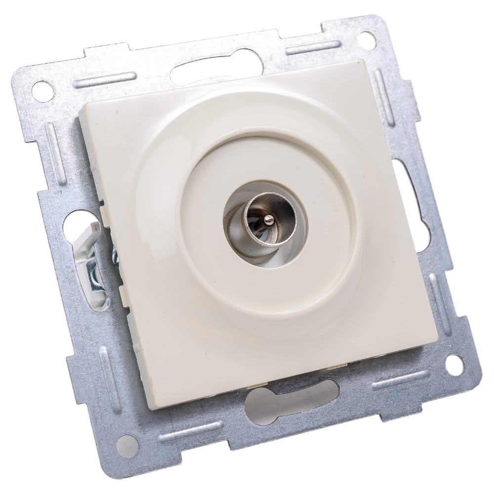 Изображение товара Антенная розетка GUSI ELECTRIC Ugra одинарная бежевый С11А1-003