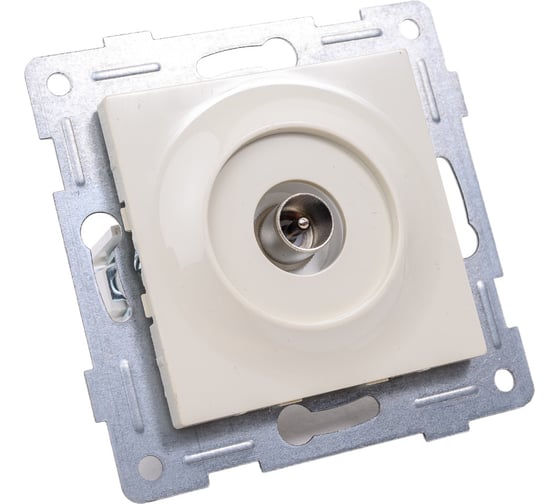 Изображение товара Антенная розетка GUSI ELECTRIC Ugra одинарной, СУ, бежевый С11А1-003