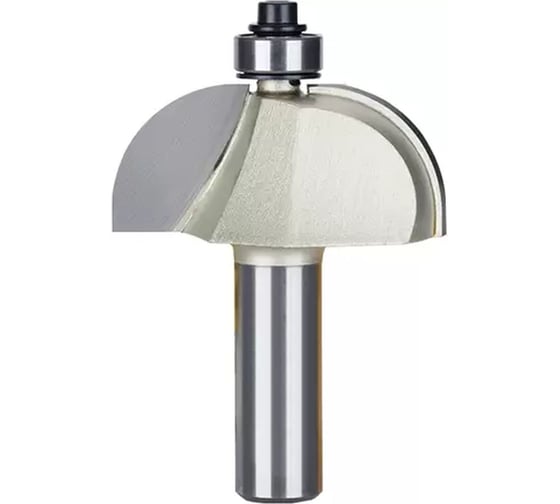 Изображение товара Фреза кромочная калевочная с нижним подшипником стф-1018 25x9 мм, R6 мм, хв-к 8 мм Strong стф-10180025