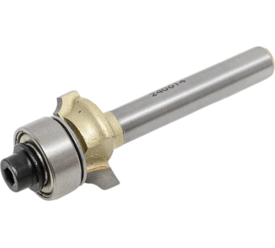 Изображение товара Фреза кромочная калевочная с нижним подшипником стф-1017 17x5 мм, R2.0 мм, хв-к 6 мм Strong стф-10170017