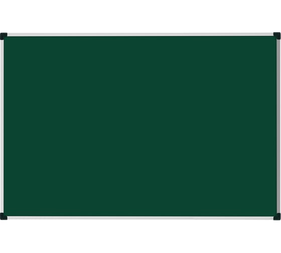 Изображение товара Доска BoardSYS 1 Элементная магнитно-меловая, белый профиль, черный уголок, 90x120 10МБЧ*90x120