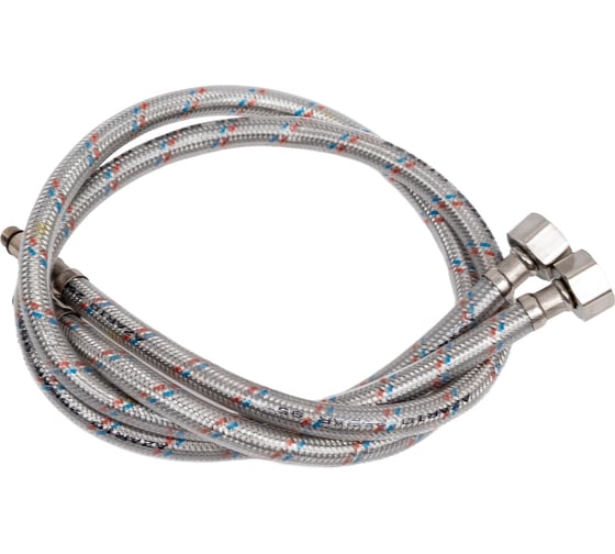 Изображение товара Подводка для смесителя Azario LUXe 0.8 м, силиконовая оболочка, пара 00081702