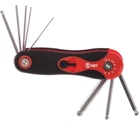 Изображение товара Набор торцевых шестигранных ключей КВТ НТК-Ш-08 80957