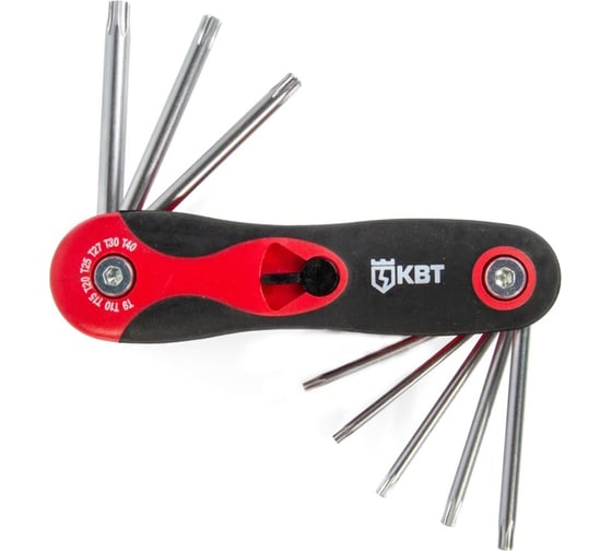 Изображение товара Набор торцевых ключей TORX КВТ НТК-Т-08 80958