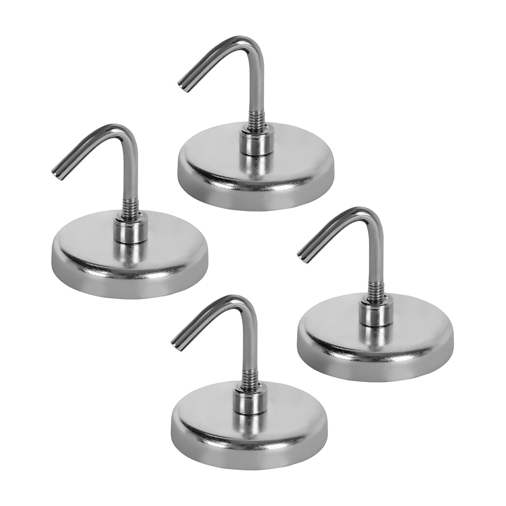 Изображение товара Магнитный крючок, 4 шт. КОБАЛЬТ основание 37,5 мм, до 3,6 кг, блистер 918-085