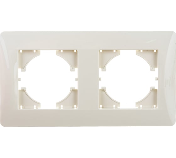 Изображение товара Рамка GUSI ELECTRIC Ugra 2-местная, цвет бежевый С1120-003