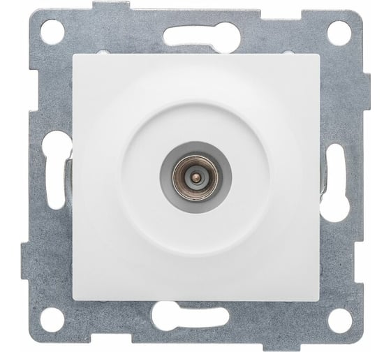 Изображение товара Антенная розетка GUSI ELECTRIC Ugra одинарной, СУ, белый С11А1-001