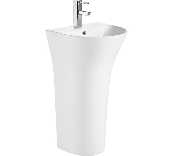 Изображение товара Напольная отдельностоящая раковина Azario FRETTA ROUND Размер 480x420x835 мм 00082208