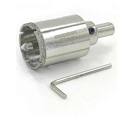 Изображение товара Коронка по керамогрaниту 32 мм с центрирующим сверлом NOVOCRAFT СAТ032077601