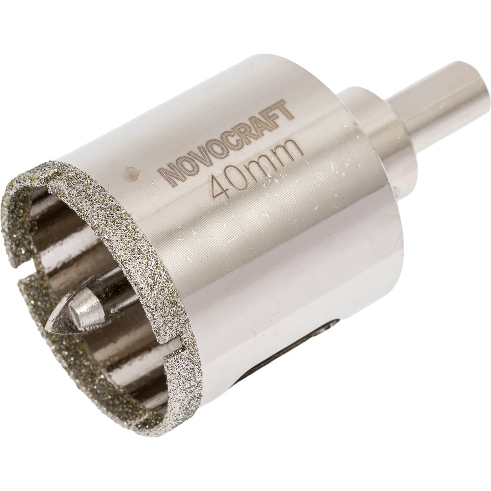 Изображение товара Коронка по керамограниту 40 мм с центрирующим сверлом NOVOCRAFT CAТ040077601