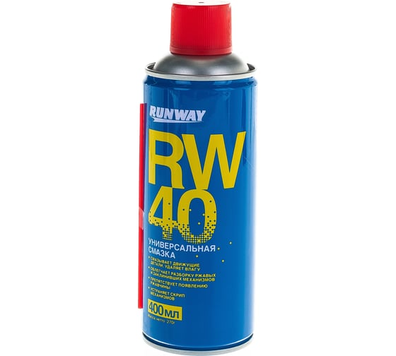 Изображение товара Смазка универсальная RW6098 RW-40 400 мл RUNWAY 46473