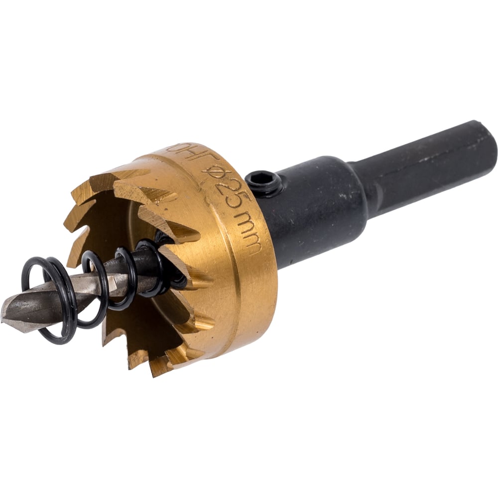 Изображение товара Коронка по металлу цилиндрическая 25 мм СТК-058 GOLD HSS-TiN