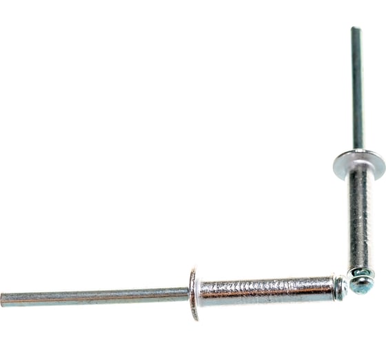 Изображение товара Заклепка вытяжная алюминий/сталь (250 шт; 4.8x21 мм) Метизный двор 4607173907233