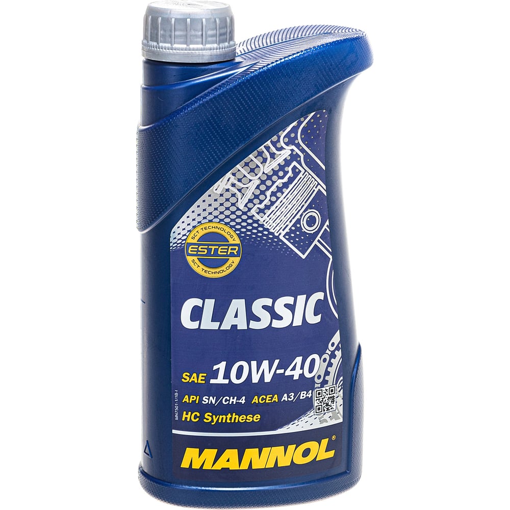 Полусинтетическое моторное масло MANNOL масло моторное mannol 10w40 п с molibden benzin 4 л
