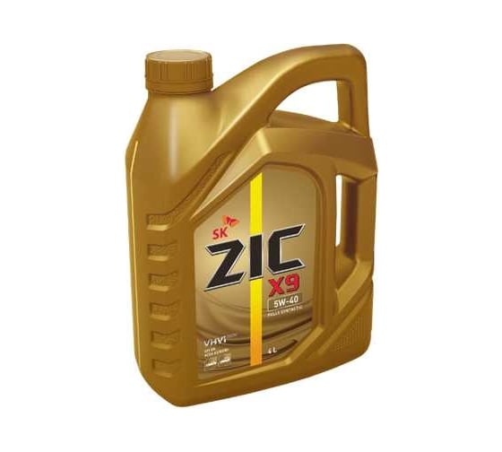 Изображение товара Синтетическое моторное масло zic X9 5w40 4л 162613