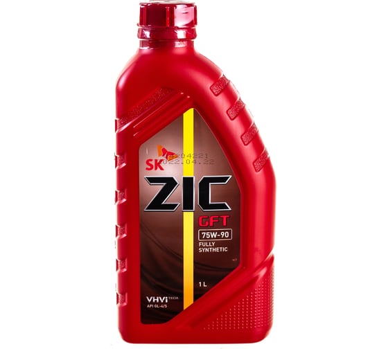 Изображение товара Трансмиссионное масло GFT 75W90 ZIC, синтетическое, 132629