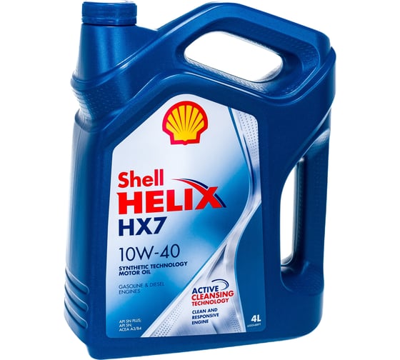 Изображение товара Моторное масло полусинтетическое SHELL Helix HX7 10w40 550070333