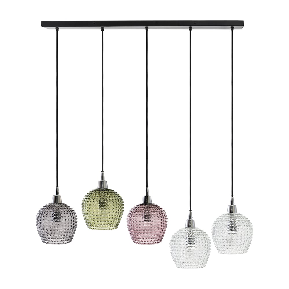 Изображение товара Подвесной каскадный светильник Aurora Bergenson Bjorn 110x18 см черный