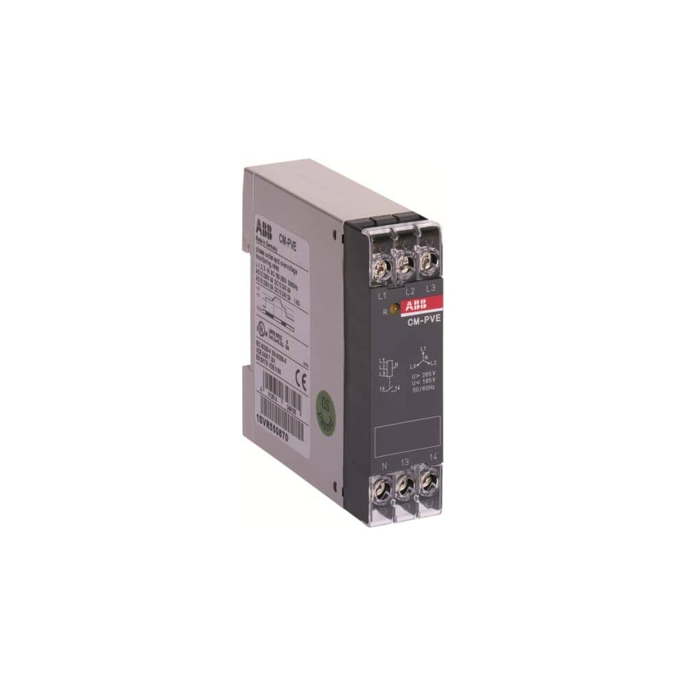 фото Реле контроля напряжения abb cm-pve контроль 3 фаз 1svr550871r9500