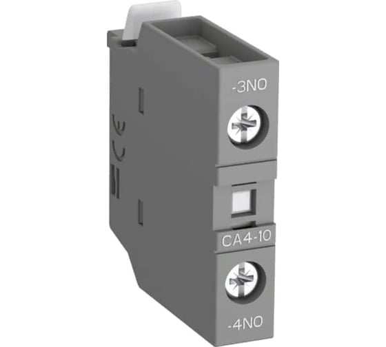 Изображение товара Контакт ABB CA4-10 1НО фронтальный для контакторов AF09-AF96 и NF 1SBN010110R1010