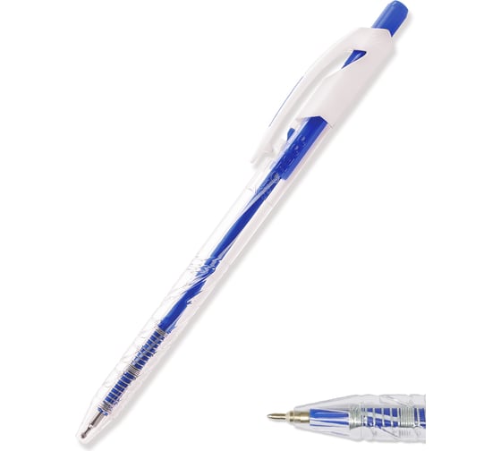 Изображение товара Ручка с масляными чернилами Flexoffice super trendee синяя, 12 шт. FO-GELB09CB BLUE