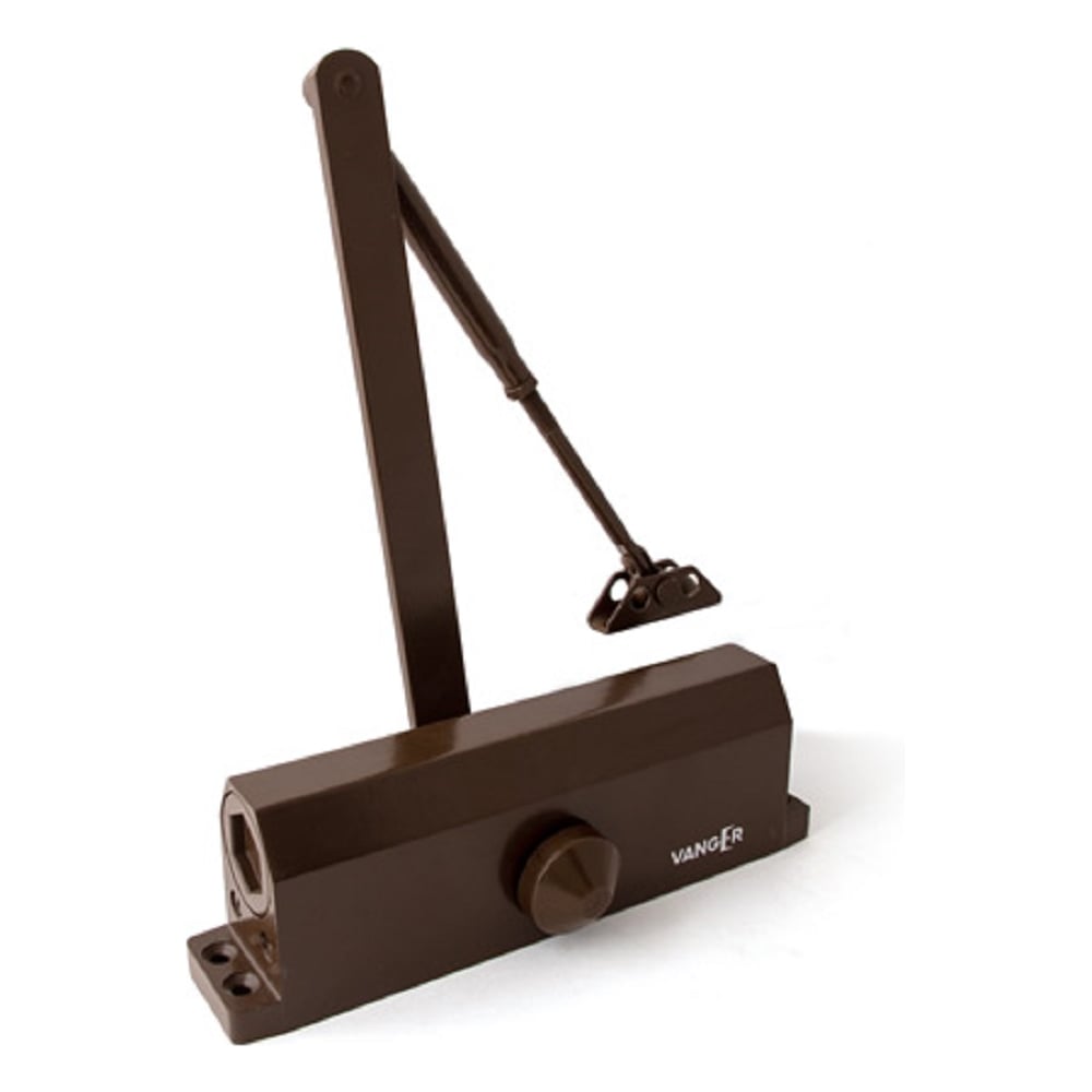 Изображение товара Доводчик дверной Vanger DC-180-BR коричневый гидравлический механизм